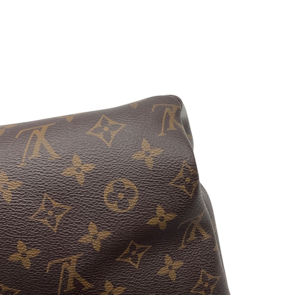 LOUIS VUITTON BROWN / BLACK PALLAS CHAIN SHOPPER MONOGRAM CANVAS BAG - Picture 15 of 16